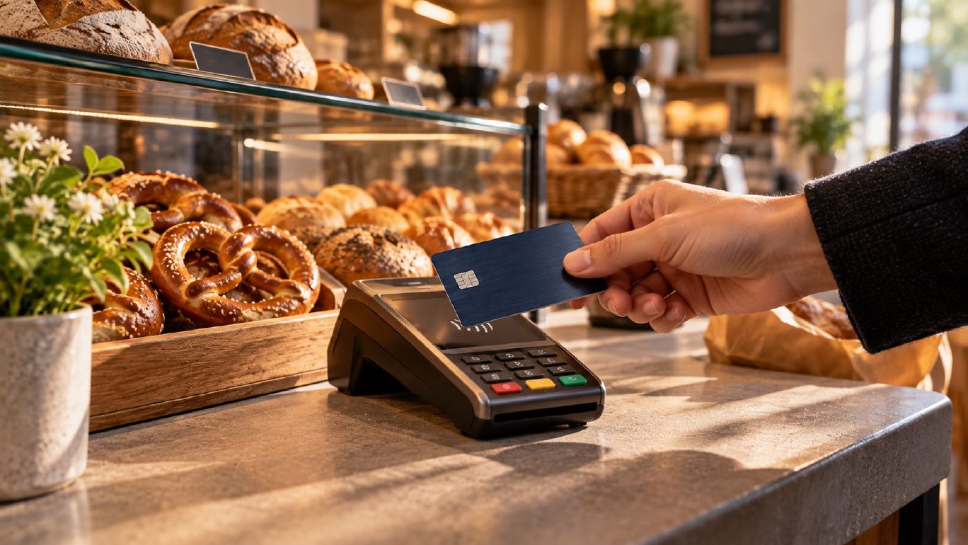 Illustration for Amex Acceptance: AI-generated photo, no real brands shown